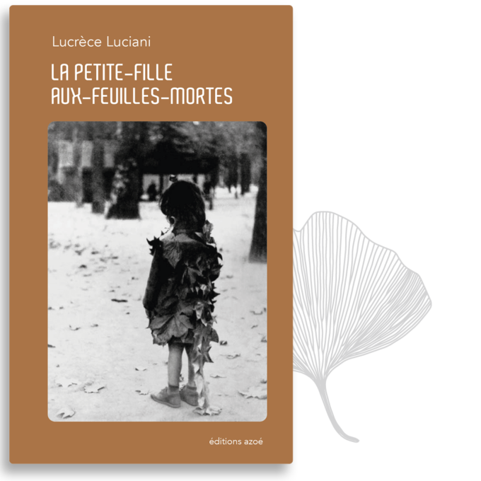 La petite fille aux feuilles mortes / Lucrèce Luciani / éditions Azoé / Photo Édouard Boubat / jardin du Luxembourg